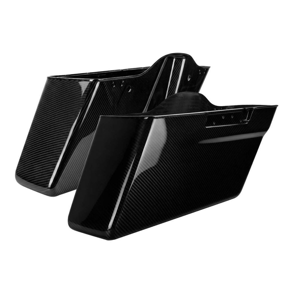 Full Carbon Fiber Stretched Saddlebags for Harley Touring 2014-2023 | Friomotor
