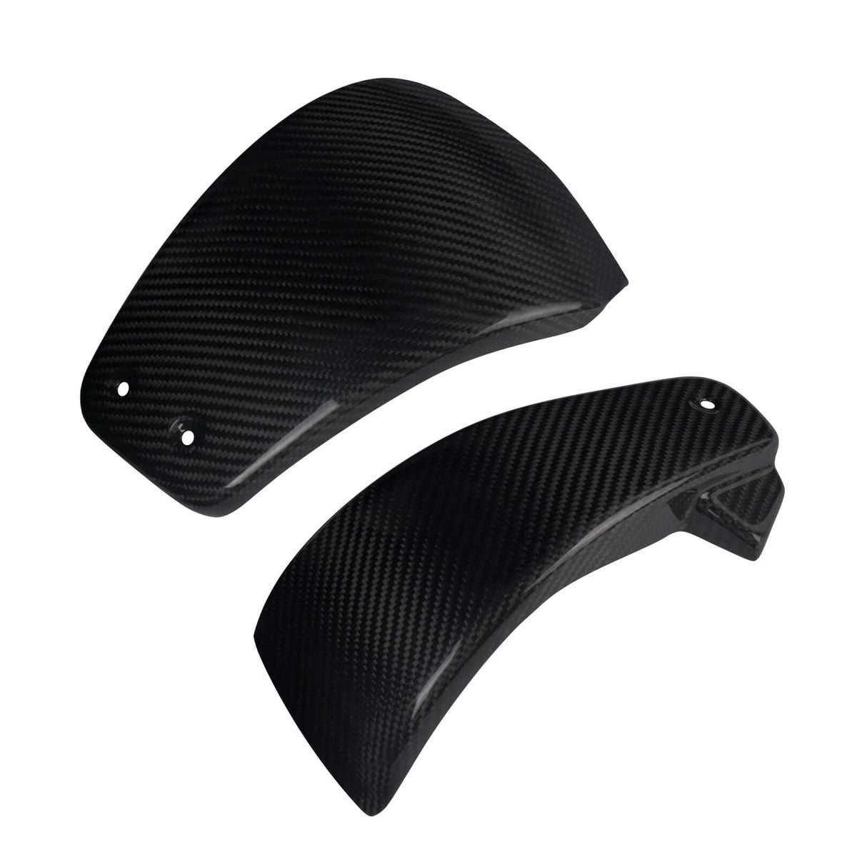 Carbon Fiber Battery Side Covers for Harley Softail 2018-2025 - Handcrafted Pair | Friomotor