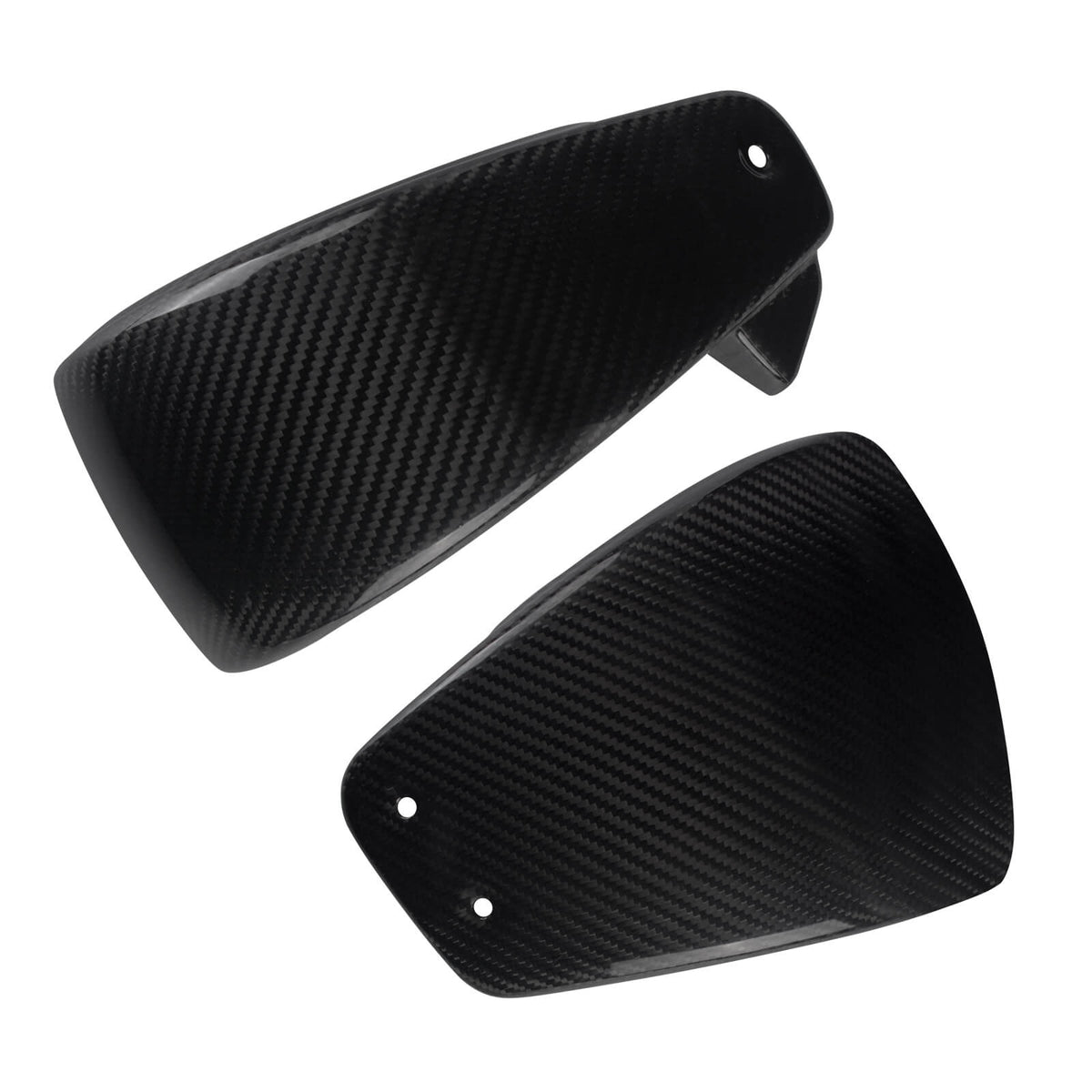 Carbon Fiber Battery Side Covers for Harley Softail 2018-2025 - Handcrafted Pair | Friomotor