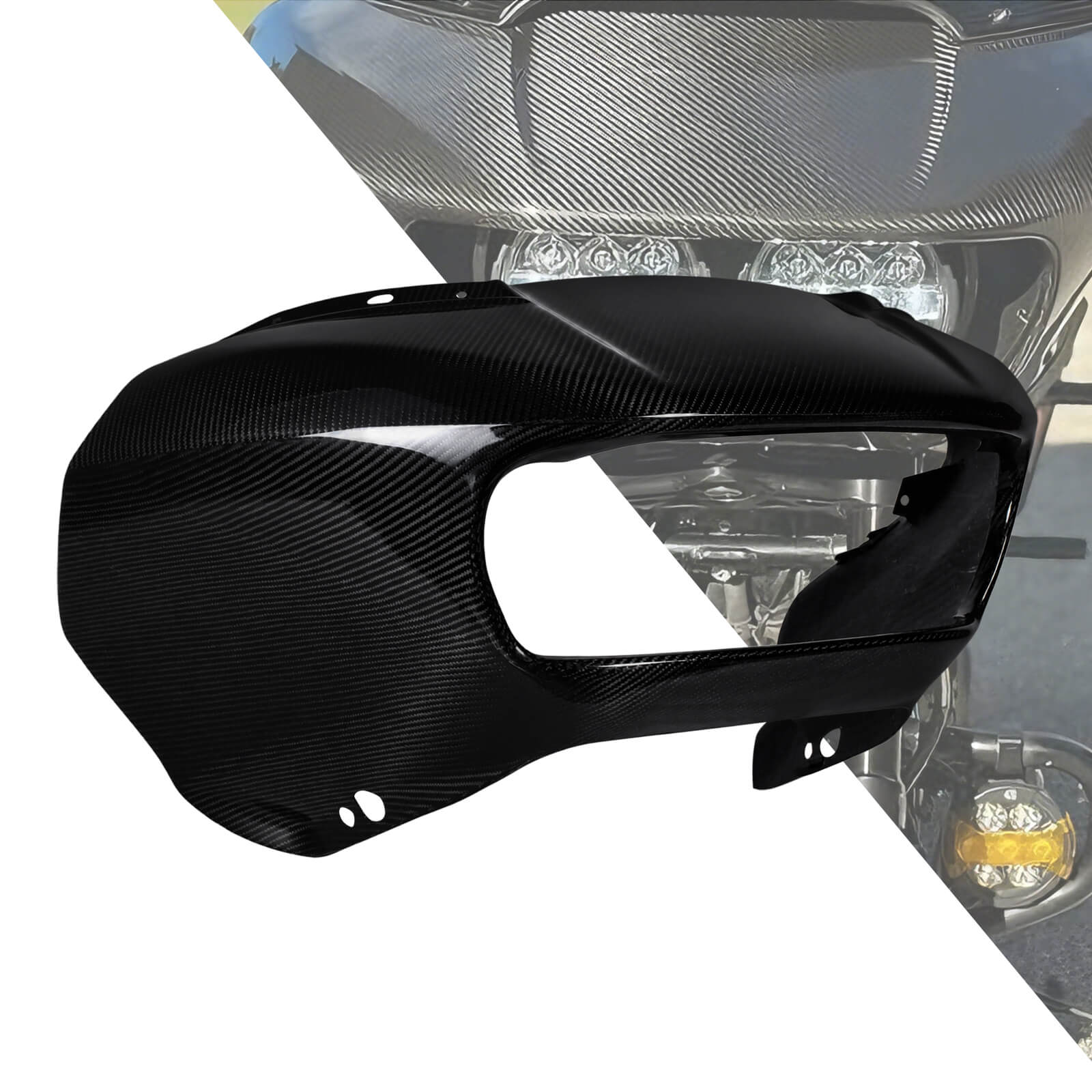 Lightweight Carbon Fiber Outer Fairing for Harley Road Glide 2015-2023 | Friomotor